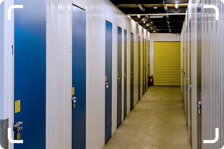 Storage rooms at our self storage Aldershot depot.